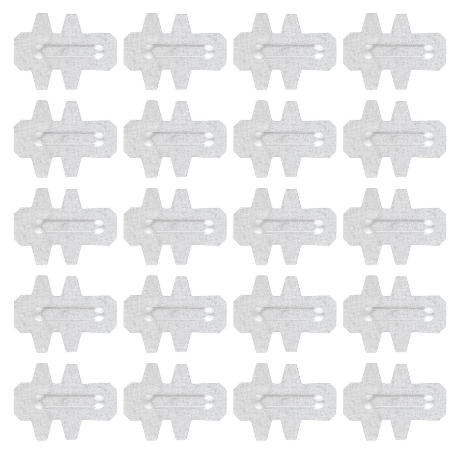 20PCS Rabbits Cage Cards Galvanized Sheet Iron Rabbits Cage Door Feeder Card Farming Equipment