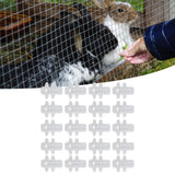 20PCS Rabbits Cage Cards Galvanized Sheet Iron Rabbits Cage Door Feeder Card Farming Equipment - Extra Image