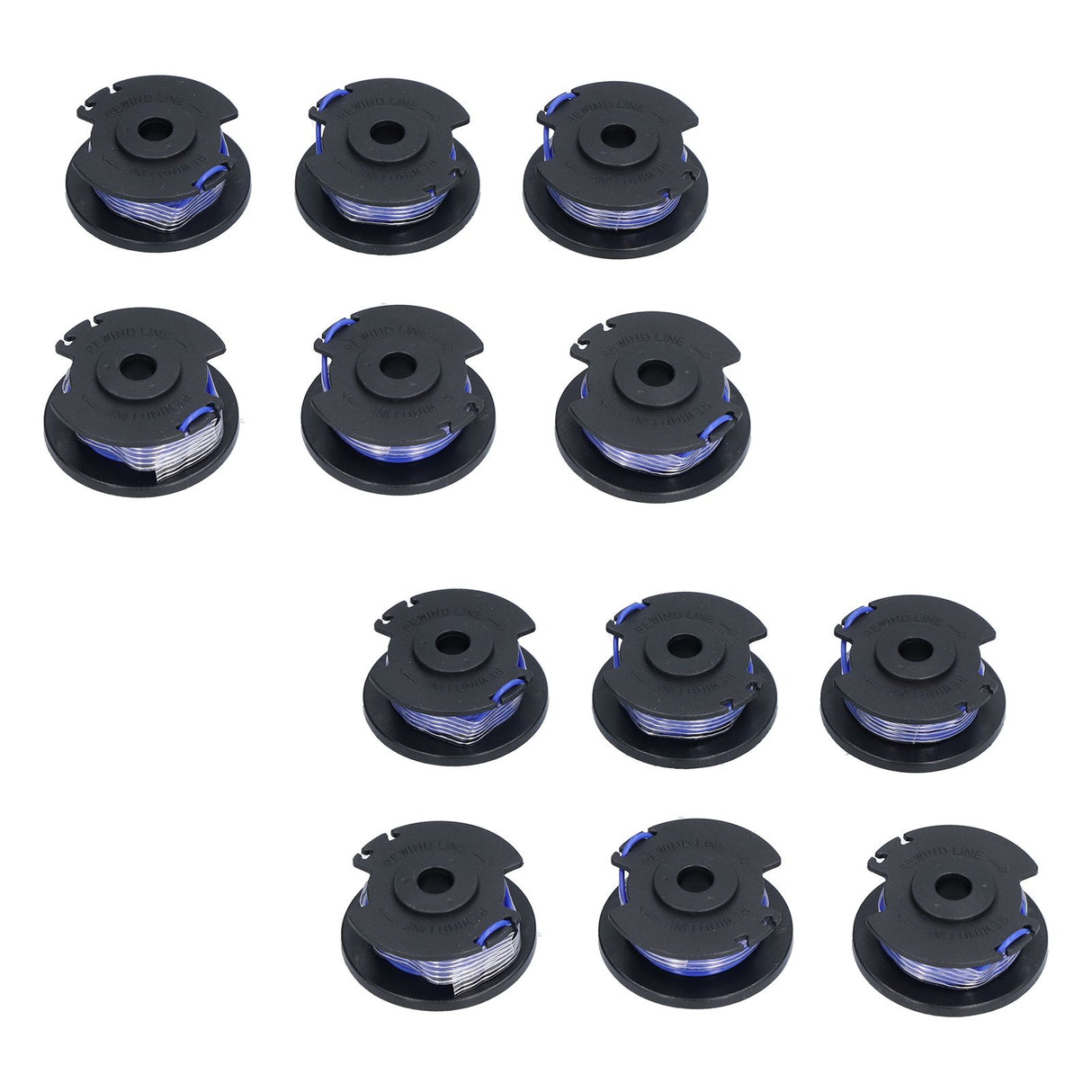 12Pcs Line Spool Replacement Trimmer Accessory Fit for Ryobi One+ AC14RL3A 18/24/40V