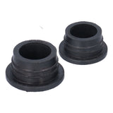 2Pcs Black Pool Ladder Rubber Bumper Safety Guard Swimming Pool Ladder Replacement - Side View