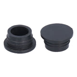 2Pcs Black Pool Ladder Rubber Bumper Safety Guard Swimming Pool Ladder Replacement - Rear View