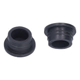 2Pcs Black Pool Ladder Rubber Bumper Safety Guard Swimming Pool Ladder Replacement - Low Angle