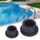 2Pcs Black Pool Ladder Rubber Bumper Safety Guard Swimming Pool Ladder Replacement