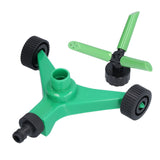 360 Degree Automatic Rotating Sprinkler 3 Arms Watering Nozzle for Garden Lawn Agriculture - Top-Down View