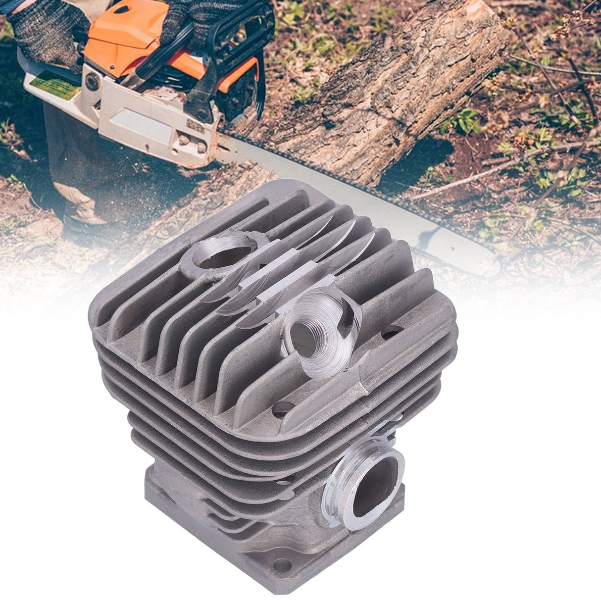 54mm Cylinder Piston Kit Piston Needle Bearing Fuel Filter Replacement for Stihl MS460 046 Chainsaw