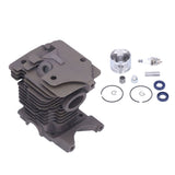 46mm Cylinder Piston Assembly Spark Plug Set 1133 020 1203 for Stihl MS270 MS280 Chainsaws - 45-Degree Angle