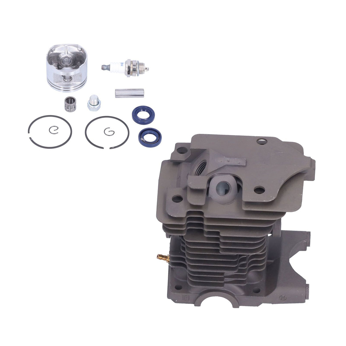 46mm Cylinder Piston Assembly Spark Plug Set 1133 020 1203 for Stihl MS270 MS280 Chainsaws
