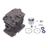 46mm Cylinder Piston Assembly Spark Plug Set 1133 020 1203 for Stihl MS270 MS280 Chainsaws - Close-Up Angle