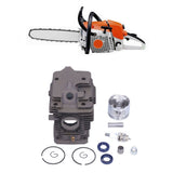 46mm Cylinder Piston Assembly Spark Plug Set 1133 020 1203 for Stihl MS270 MS280 Chainsaws