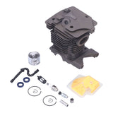 46mm Cylinder Piston Air Filter Oil Seals Pressure Relief Valve Set for Stihl MS270 MS280 Chainsaw