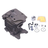46mm Cylinder Piston Air Filter Oil Seals Pressure Relief Valve Set for Stihl MS270 MS280 Chainsaw