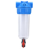 Poultry Water Filter ABS Automatic Poultry Drinking Water Filter Water Leak Proof for Chicken Ducks - Front View