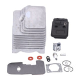 Cylinder Piston Exhaust Muffler Gasket Kit Fit for Stihl FS75 FS80 FS85 Brush Cutter Trimmer