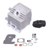 Cylinder Piston Exhaust Muffler Gasket Kit Fit for Stihl FS75 FS80 FS85 Brush Cutter Trimmer - Top-Down View