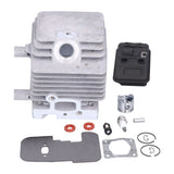 Cylinder Piston Exhaust Muffler Gasket Kit Fit for Stihl FS75 FS80 FS85 Brush Cutter Trimmer