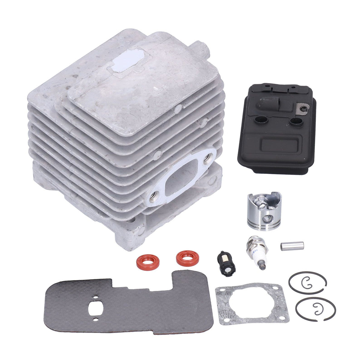 Cylinder Piston Exhaust Muffler Gasket Kit Fit for Stihl FS75 FS80 FS85 Brush Cutter Trimmer