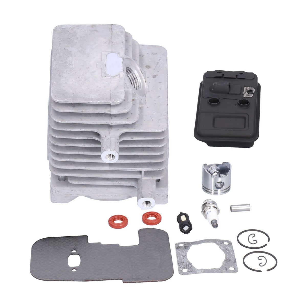 Cylinder Piston Exhaust Muffler Gasket Kit Fit for Stihl FS75 FS80 FS85 Brush Cutter Trimmer