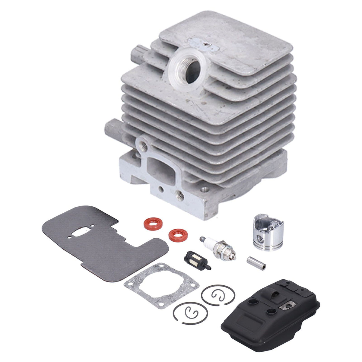 Cylinder Piston Exhaust Muffler Gasket Kit Fit for Stihl FS75 FS80 FS85 Brush Cutter Trimmer