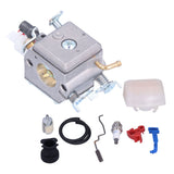 9Pcs/Set Carburetor Intake Manifold Fuel Filter Kit 503869601 Fit for Husqvarna 350 346XP 353 340 345 - Top-Down View