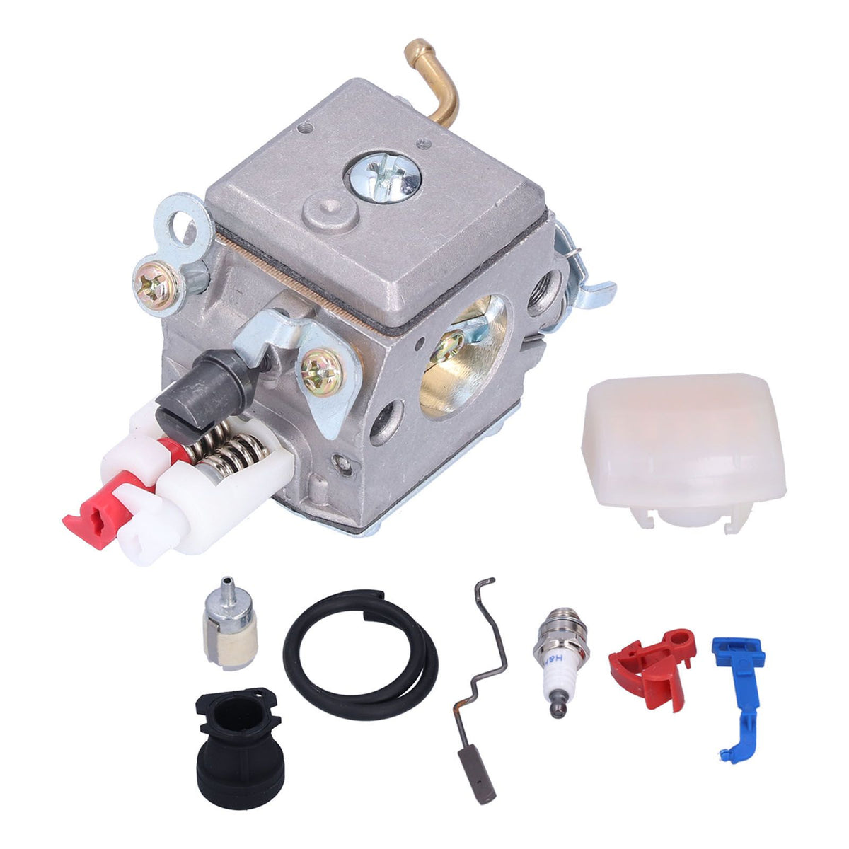 9Pcs/Set Carburetor Intake Manifold Fuel Filter Kit 503869601 Fit for Husqvarna 350 346XP 353 340 345