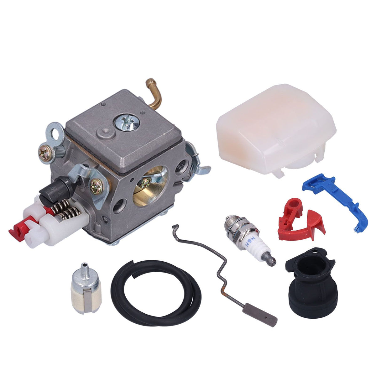 9Pcs/Set Carburetor Intake Manifold Fuel Filter Kit 503869601 Fit for Husqvarna 350 346XP 353 340 345