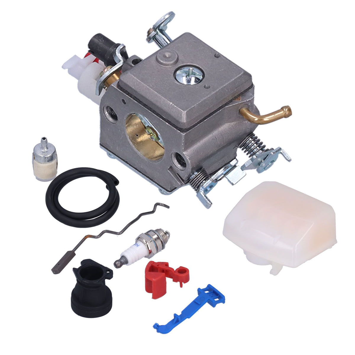 9Pcs/Set Carburetor Intake Manifold Fuel Filter Kit 503869601 Fit for Husqvarna 350 346XP 353 340 345