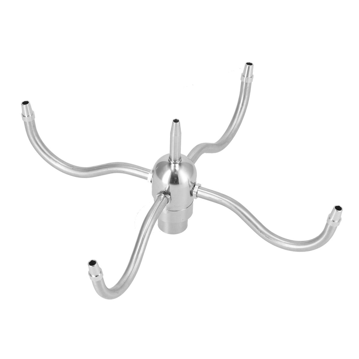 DN25 G1 Female Thread Waterscape Rotating Nozzle Stainless Steel 4 Arm Sprinkler Rotating Fountain Sprinkler