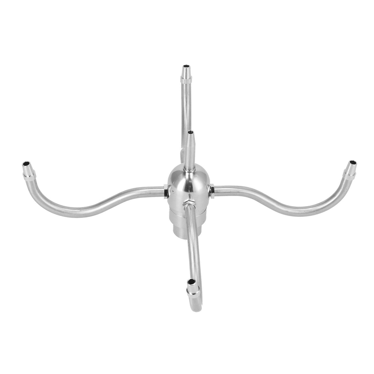 DN25 G1 Female Thread Waterscape Rotating Nozzle Stainless Steel 4 Arm Sprinkler Rotating Fountain Sprinkler