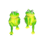 Frog Decor Hand Made Resin Micro Landscape Durable Fadeless Gift Frog Garden Decor for Home