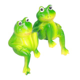 Frog Decor Hand Made Resin Micro Landscape Durable Fadeless Gift Frog Garden Decor for Home
