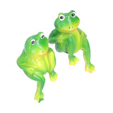 Frog Decor Hand Made Resin Micro Landscape Durable Fadeless Gift Frog Garden Decor for Home