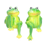 Frog Decor Hand Made Resin Micro Landscape Durable Fadeless Gift Frog Garden Decor for Home