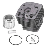 44MM Cylinder Piston Kit 4116 020 1215 Replacement for Stihl FS400 FS450 FS480 SP400 FR450 - Side View