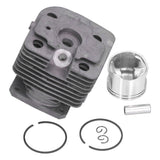 44MM Cylinder Piston Kit 4116 020 1215 Replacement for Stihl FS400 FS450 FS480 SP400 FR450 - Rear View