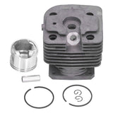44MM Cylinder Piston Kit 4116 020 1215 Replacement for Stihl FS400 FS450 FS480 SP400 FR450 - Close-Up Angle
