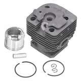 44MM Cylinder Piston Kit 4116 020 1215 Replacement for Stihl FS400 FS450 FS480 SP400 FR450 - Low Angle
