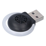 Ultrasonic Pest Repeller USB 3 Levels Intelligent Frequency Conversion Environmental Protection Mouse RepellerBlack - Side View