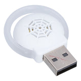 Ultrasonic Pest Repeller USB 3 Levels Intelligent Frequency Conversion Environmental Protection Mouse RepellerWhite