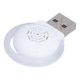 Ultrasonic Pest Repeller USB 3 Levels Intelligent Frequency Conversion Environmental Protection Mouse RepellerWhite