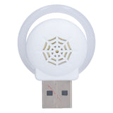 Ultrasonic Pest Repeller USB 3 Levels Intelligent Frequency Conversion Environmental Protection Mouse RepellerWhite - Low Angle