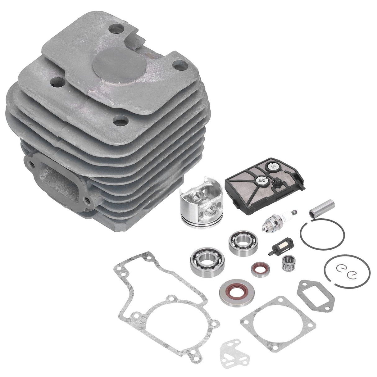 52mm Cylinder Piston Fuel Filter Spark Plug Bearing Paper Gasket Set Fit for STIHL MS038 380 Chain Saw