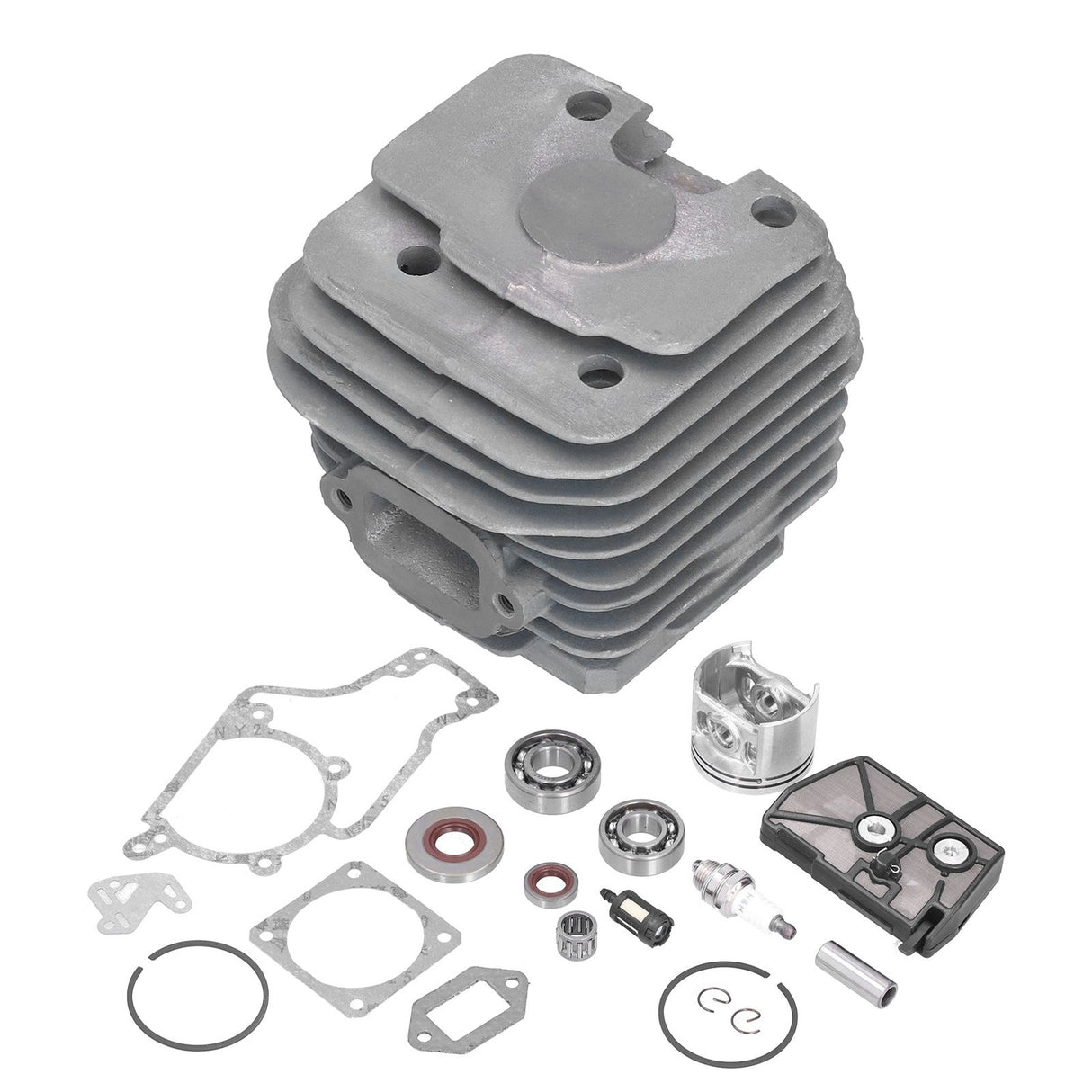 52mm Cylinder Piston Fuel Filter Spark Plug Bearing Paper Gasket Set Fit for STIHL MS038 380 Chain Saw