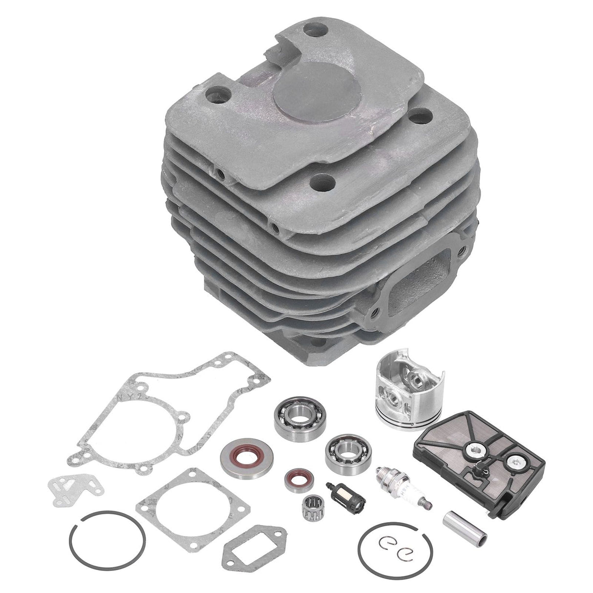 52mm Cylinder Piston Fuel Filter Spark Plug Bearing Paper Gasket Set Fit for STIHL MS038 380 Chain Saw