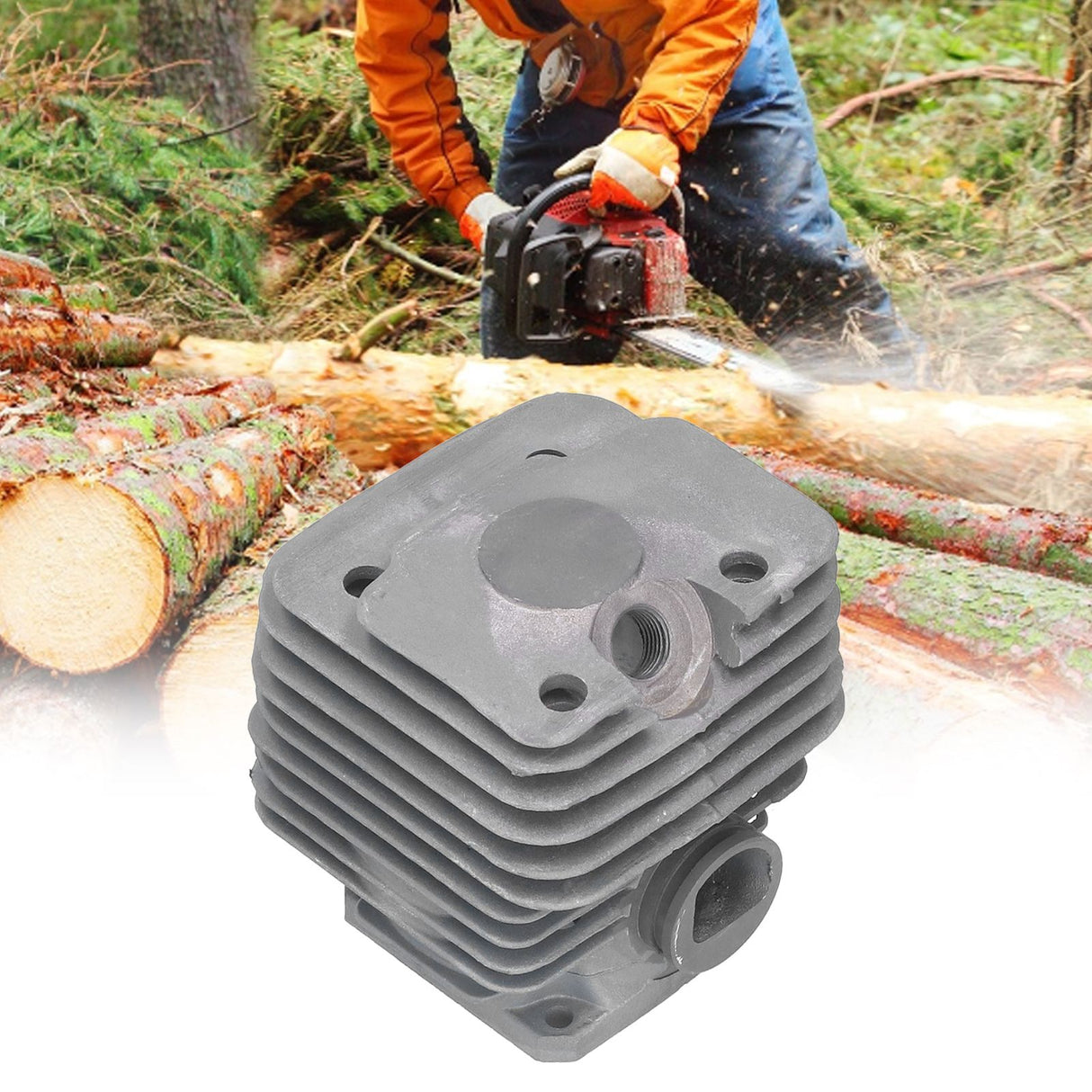 52mm Cylinder Piston Fuel Filter Spark Plug Bearing Paper Gasket Set Fit for STIHL MS038 380 Chain Saw