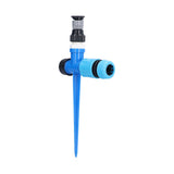 Lawn Sprinkler 1/2 in 360° Rotatable Adjustable Irrigation Sprayer with Ground Spike for Fruit Trees Shrubs Greenhouses