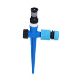 Lawn Sprinkler 1/2 in 360° Rotatable Adjustable Irrigation Sprayer with Ground Spike for Fruit Trees Shrubs Greenhouses
