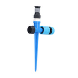 Lawn Sprinkler 1/2 in 360° Rotatable Adjustable Irrigation Sprayer with Ground Spike for Fruit Trees Shrubs Greenhouses - Close-Up Angle