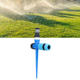 Lawn Sprinkler 1/2 in 360° Rotatable Adjustable Irrigation Sprayer with Ground Spike for Fruit Trees Shrubs Greenhouses - Extra Image