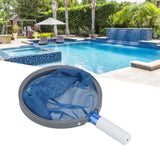 Leaf Cleaning Net Rugged Handle Durable Small Size Light Weight Cleaning Tool for Swimming Pool