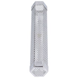 Smoker Tube 304 Stainless Steel Portable Hex Stable Barbecue Smoke Generator Pipe for Cold Hot Smoking Grilled Foods30.6x5cm(12 Inches) - Top-Down View